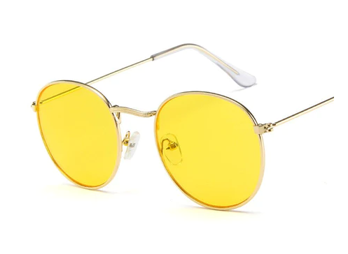 Óculos De Sol Vintage Malik UV400 (FRETE GRÁTIS)