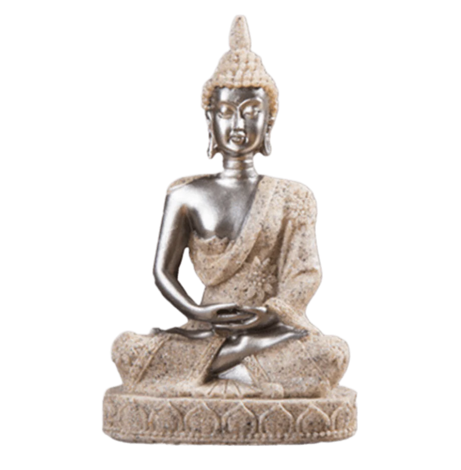 Estátua em Pedra Indiana Siddharta Gautama o Buda