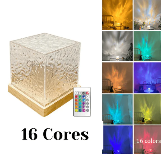 Luminária Cubo Relaxy - Adoce Seu Espaço com Cores Vibrantes!