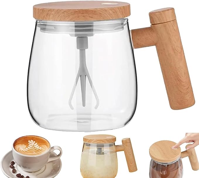 Caneca de Café Portátil Auto Agitação 400ml | Casa & Utilidades