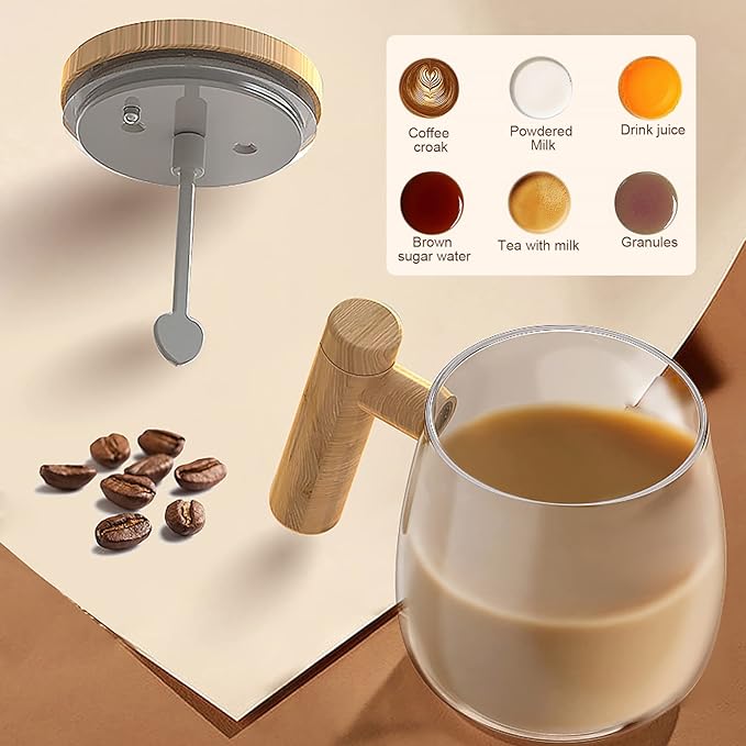 Caneca de Café Portátil Auto Agitação 400ml | Casa & Utilidades