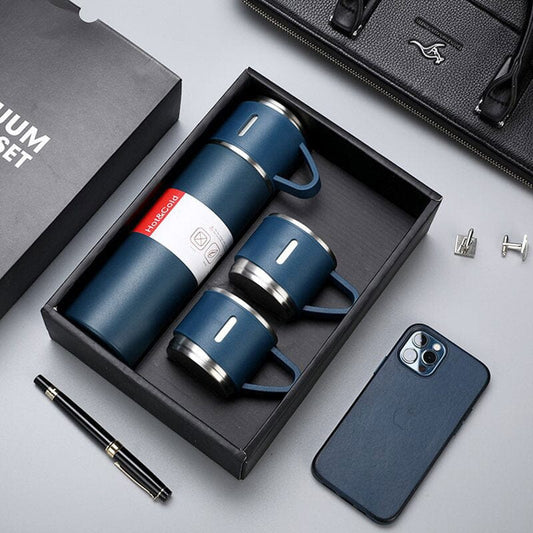Kit Garrafa Térmica e Xícaras Karaman