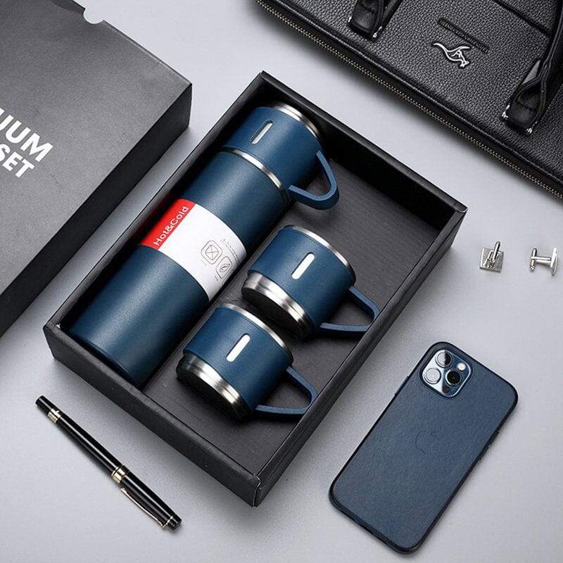 Kit Garrafa Térmica e Xícaras Karaman