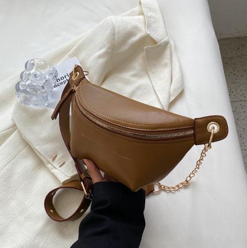 Bolsa - Pochete de Couro Transversal de Luxo