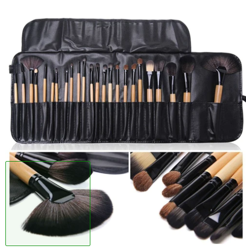 Kit pincéis de maquiagem conjunto com 24 peças - Urbi Shop Shop Urbi