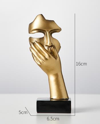 Estátua de Resina Abstrata Nórdica | Casa & Decoração
