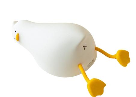 Luminária Pato Deitado - Iluminação Acolhedora com Toque Lúdico!
