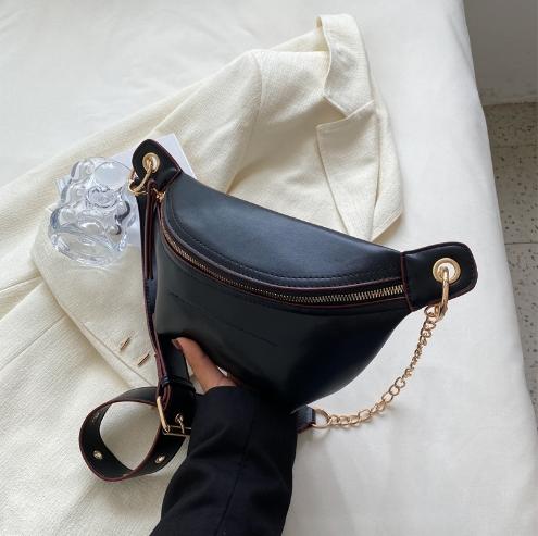 Bolsa - Pochete de Couro Transversal de Luxo