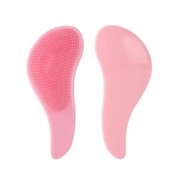 Escova de Cabelo On-the-Go | Compacto e Leve com Cerdas Suaves e Eficientes