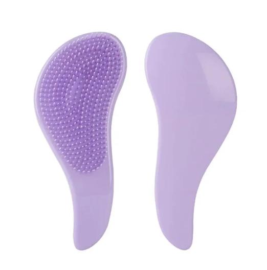 Escova de Cabelo On-the-Go | Compacto e Leve com Cerdas Suaves e Eficientes