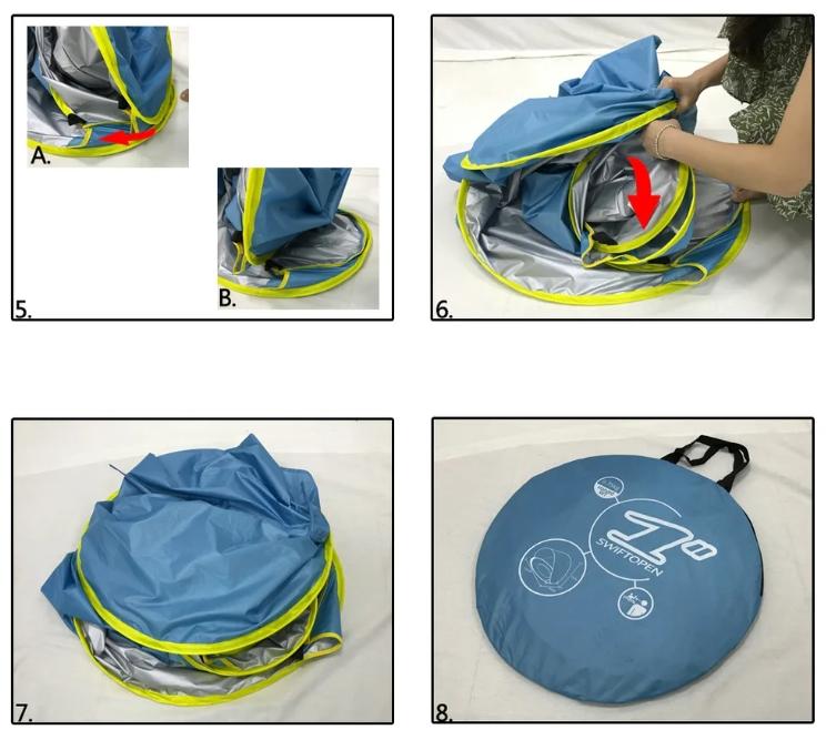 Tenda portátil Piscininha e Diversão para bebê com Proteção UV