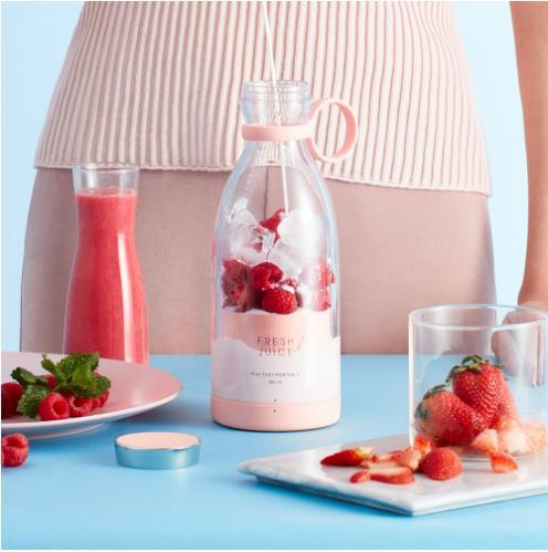 Mini Fruit Blender - Garrafa Espremedor de Sucos Portátil e Elétrica