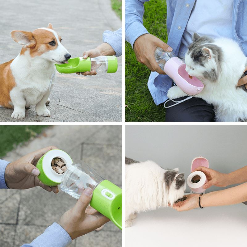 Garrafa para Pet 2 em 1: Seu Companheiro Perfeito em Movimento
