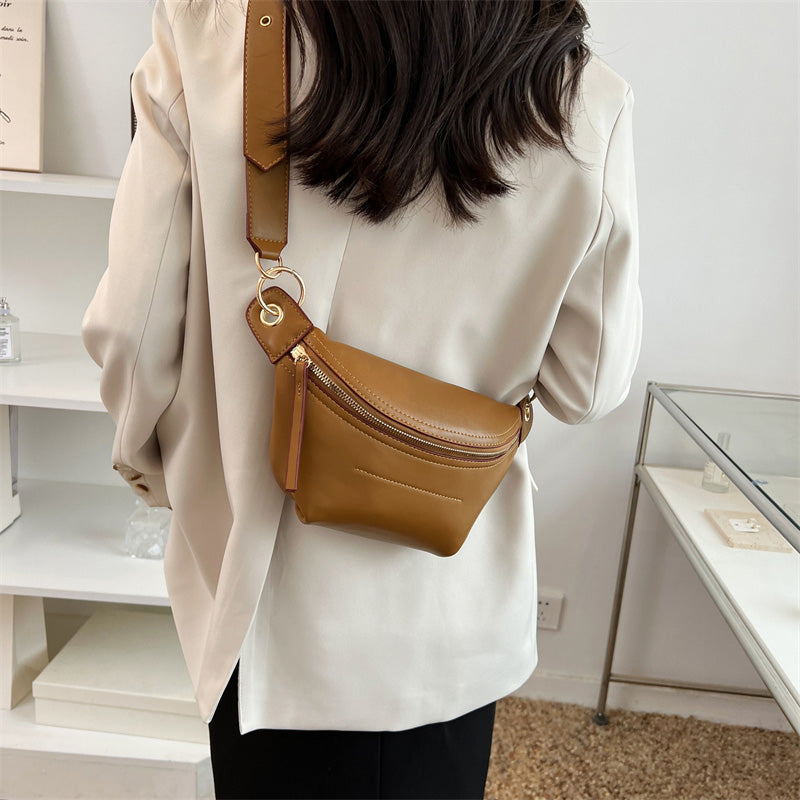 Bolsa - Pochete de Couro Transversal de Luxo