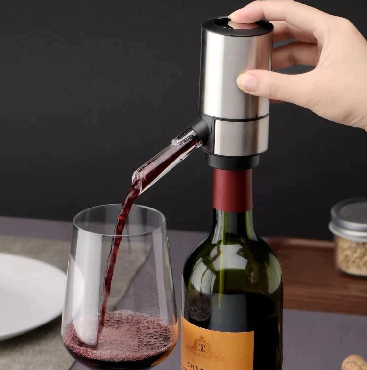Bomba Elétrica de Vinho Universal com Carregador USB | Casa & Utilidades