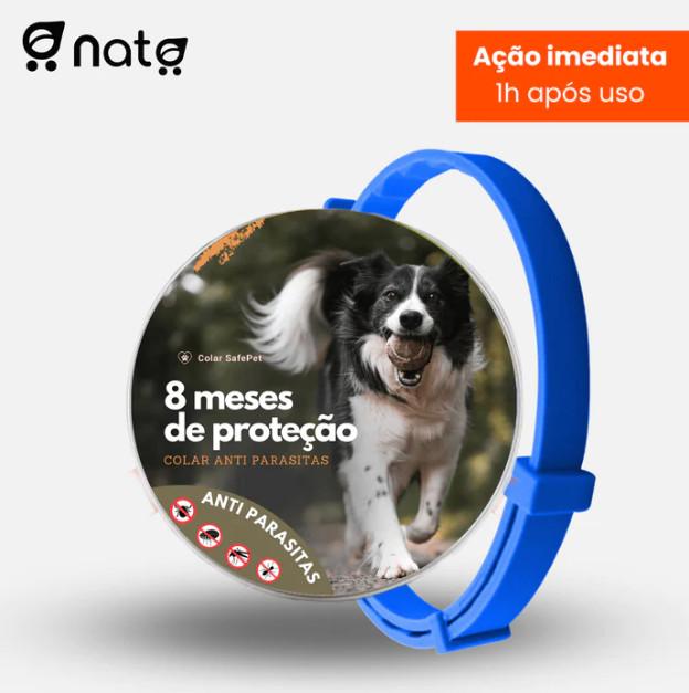Colar SafePet Anti Pulgas e Carrapatos [8 meses de proteção] | Acessórios para Pets
