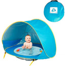 Tenda portátil Piscininha e Diversão para bebê com Proteção UV