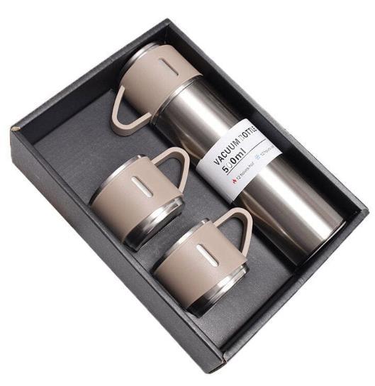 Kit Garrafa Térmica e Xícaras Karaman