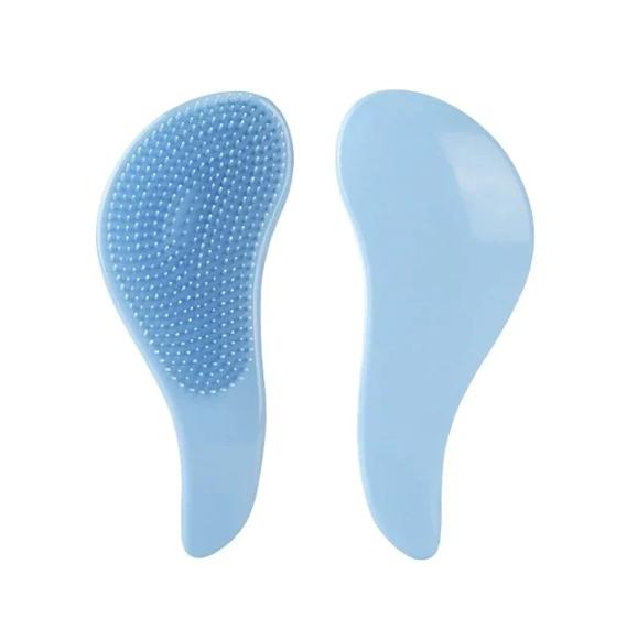 Escova de Cabelo On-the-Go | Compacto e Leve com Cerdas Suaves e Eficientes