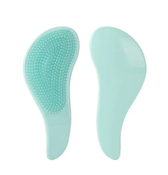 Escova de Cabelo On-the-Go | Compacto e Leve com Cerdas Suaves e Eficientes