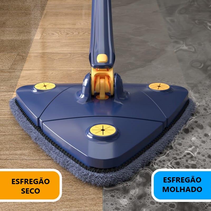 Mop Giratorio | Esfregão de Limpeza Triângulo - Ajustavél 360º