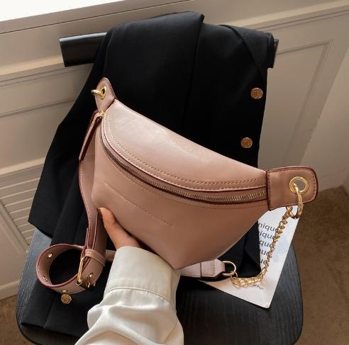 Bolsa - Pochete de Couro Transversal de Luxo