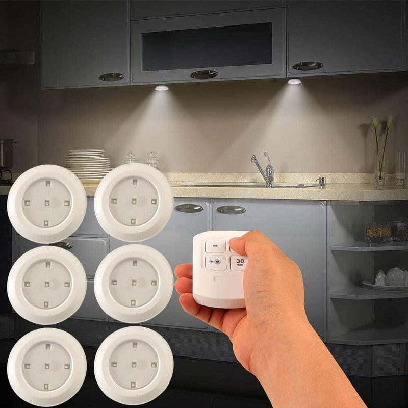 Lâmpada Spot LED Sem Fio Com Controle Remoto | Kit MagiLight