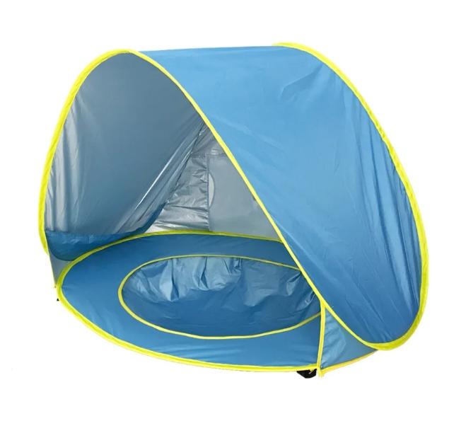 Tenda portátil Piscininha e Diversão para bebê com Proteção UV
