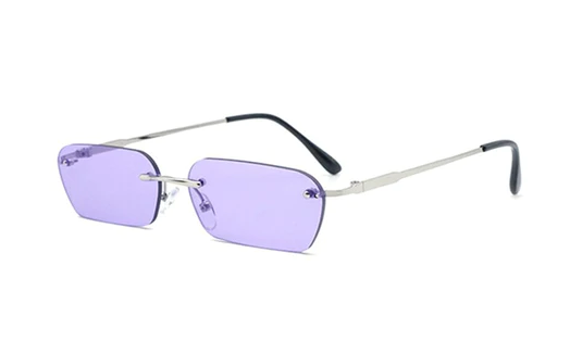 Óculos De Sol Vintage Sem Aro Small UV400 (Frete Grátis)