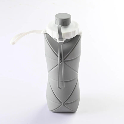 Garrafa de Água de Silicone para Esportes ao Ar Livre
