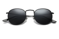 Óculos De Sol Vintage Malik UV400 (FRETE GRÁTIS)