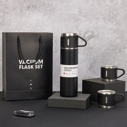Kit Garrafa Térmica e Xícaras Karaman