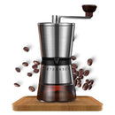 Moedor de Café Manual Inox 8 Níveis de Moagem - Desperte o Verdadeiro Sabor do Café!