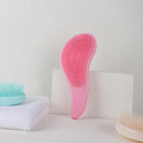 Escova de Cabelo On-the-Go | Compacto e Leve com Cerdas Suaves e Eficientes