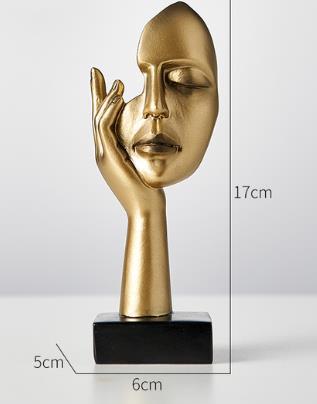 Estátua de Resina Abstrata Nórdica | Casa & Decoração