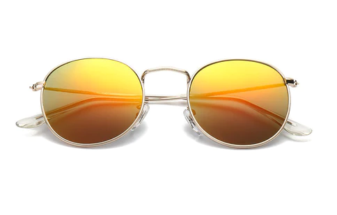 Óculos De Sol Vintage Malik UV400 (FRETE GRÁTIS)