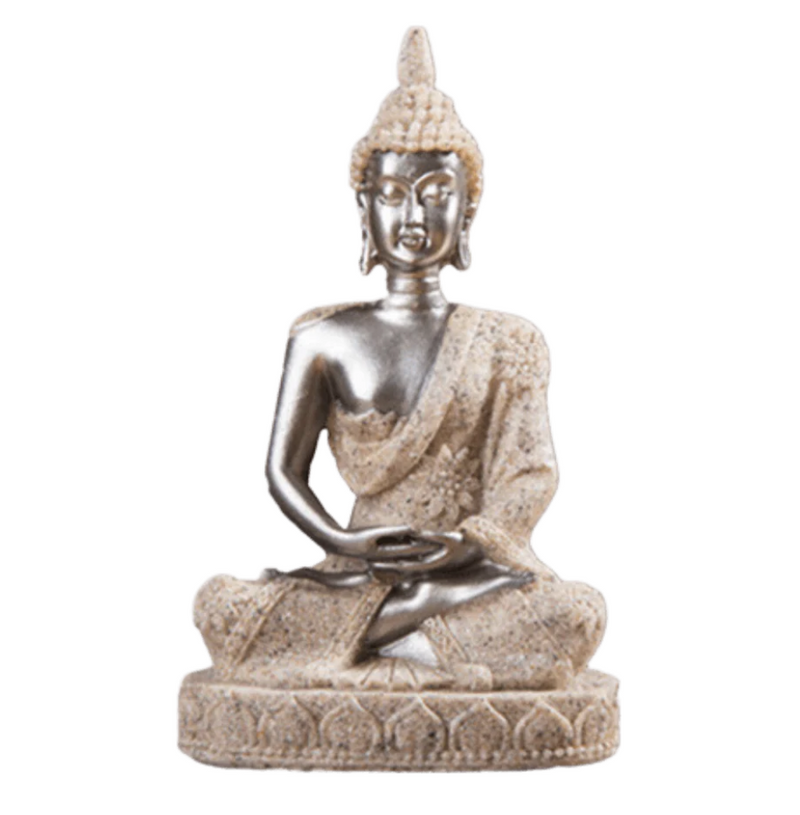 Estátua em Pedra Indiana Siddharta Gautama o Buda