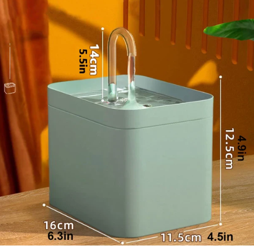 Bebedouro | Fonte Automática para Gatos e Cães de 1.5L.