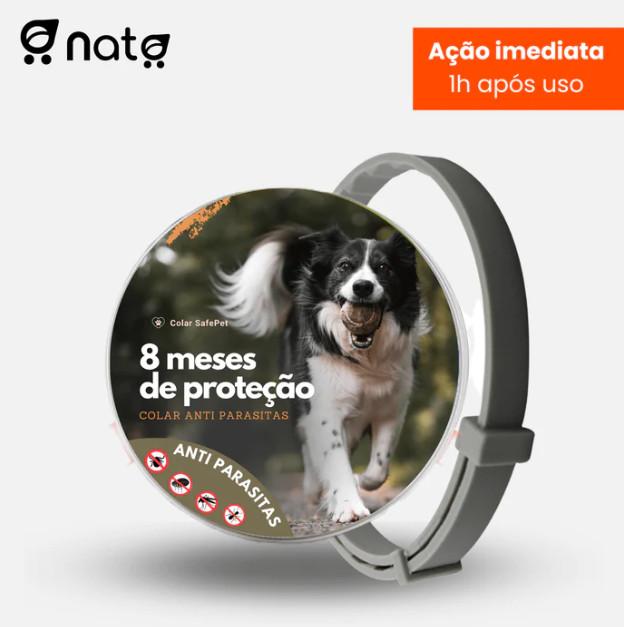 Colar SafePet Anti Pulgas e Carrapatos [8 meses de proteção] | Acessórios para Pets