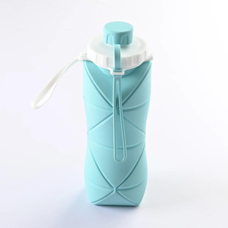 Garrafa de Água de Silicone para Esportes ao Ar Livre
