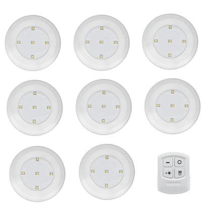 Lâmpada Spot LED Sem Fio Com Controle Remoto | Kit MagiLight