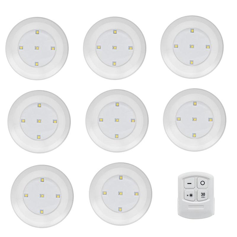Lâmpada Spot LED Sem Fio Com Controle Remoto | Kit MagiLight