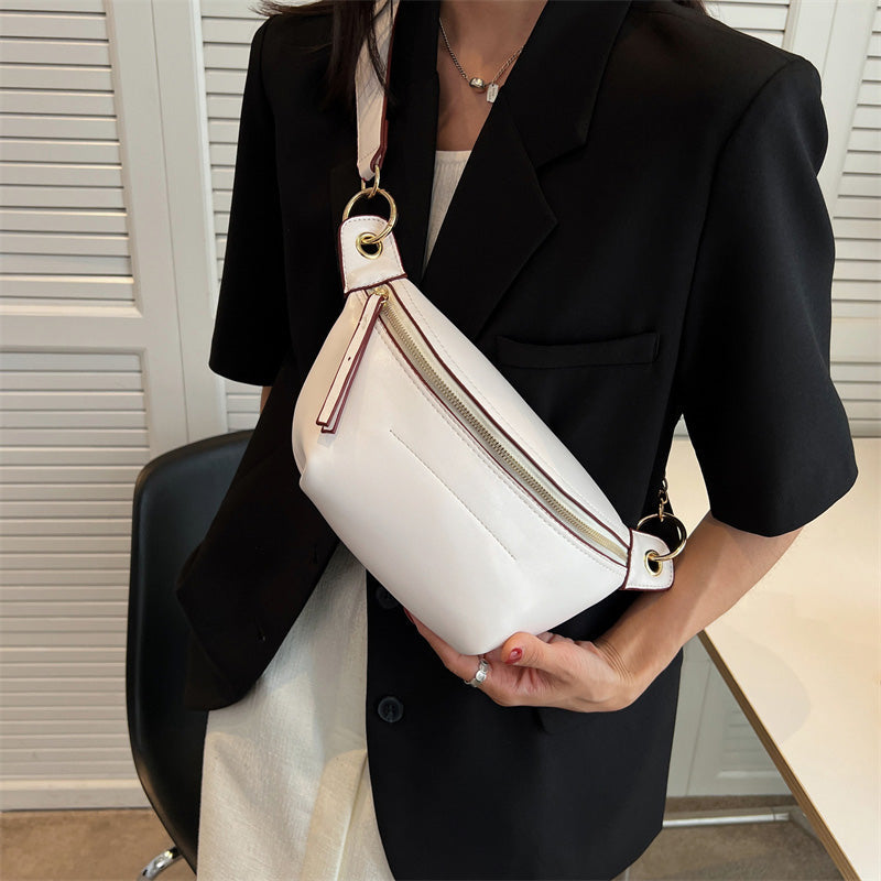 Bolsa - Pochete de Couro Transversal de Luxo
