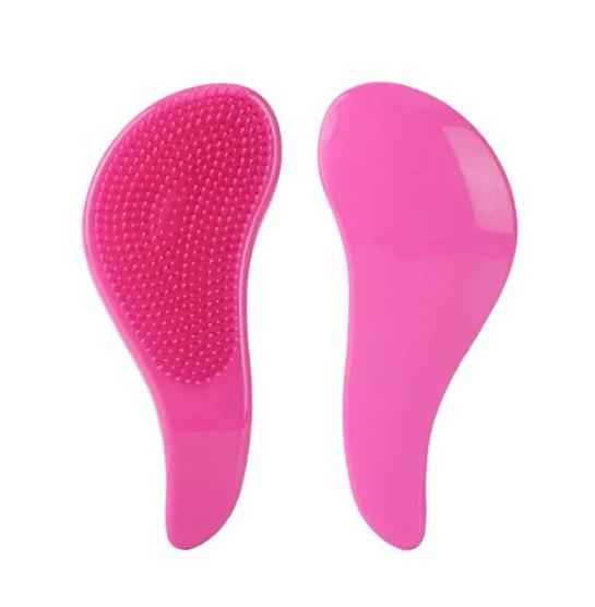 Escova de Cabelo On-the-Go | Compacto e Leve com Cerdas Suaves e Eficientes
