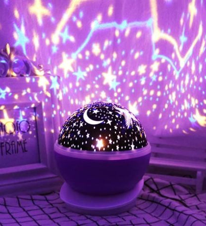 Luminária Giratória de Projeção Noturna | Home Decor