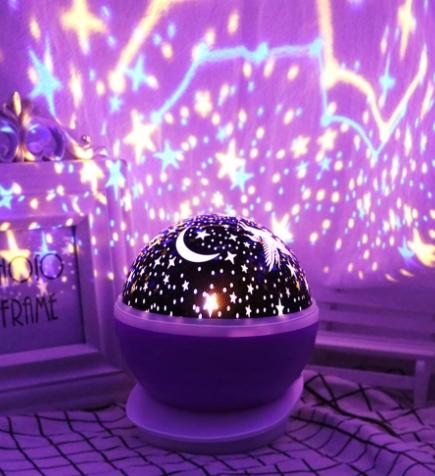 Luminária Giratória de Projeção Noturna | Home Decor