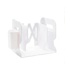 Suporte Retrátil de Livros para Estante decorativo.