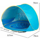 Tenda portátil Piscininha e Diversão para bebê com Proteção UV