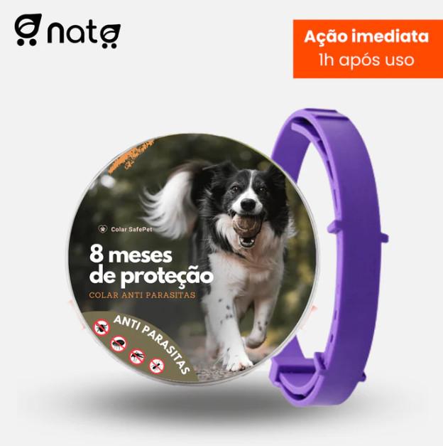 Colar SafePet Anti Pulgas e Carrapatos [8 meses de proteção] | Acessórios para Pets