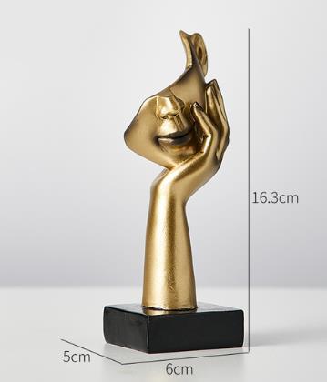 Estátua de Resina Abstrata Nórdica | Casa & Decoração